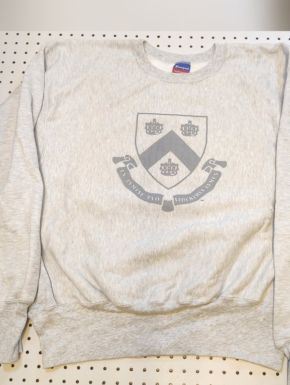 Vtg Champion Reverse Weave Columbia University Sweatshirt Mens XL Gray Crest